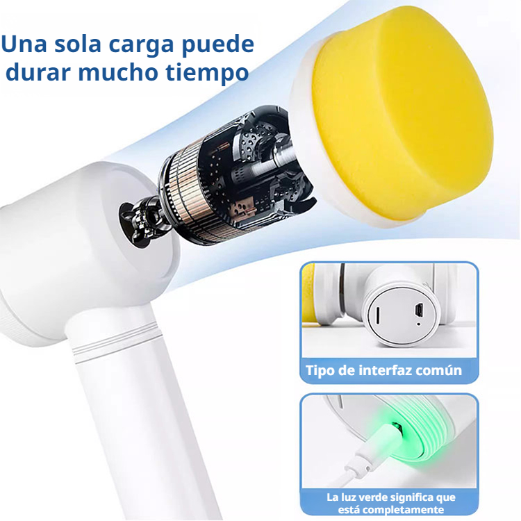 Cepillo de limpieza eléctrico multifuncional de mano