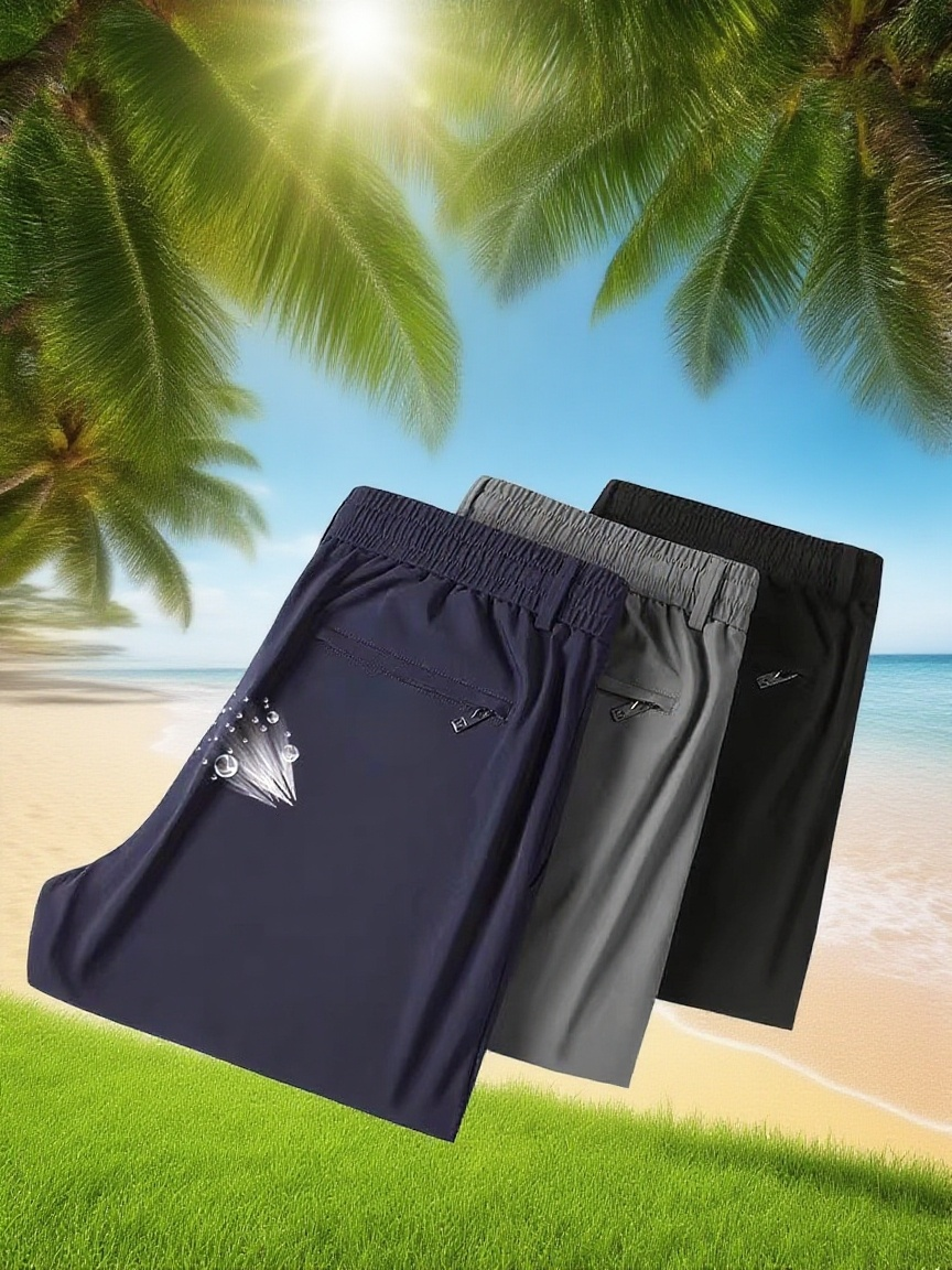 스판 소재 남성 바지 디테일