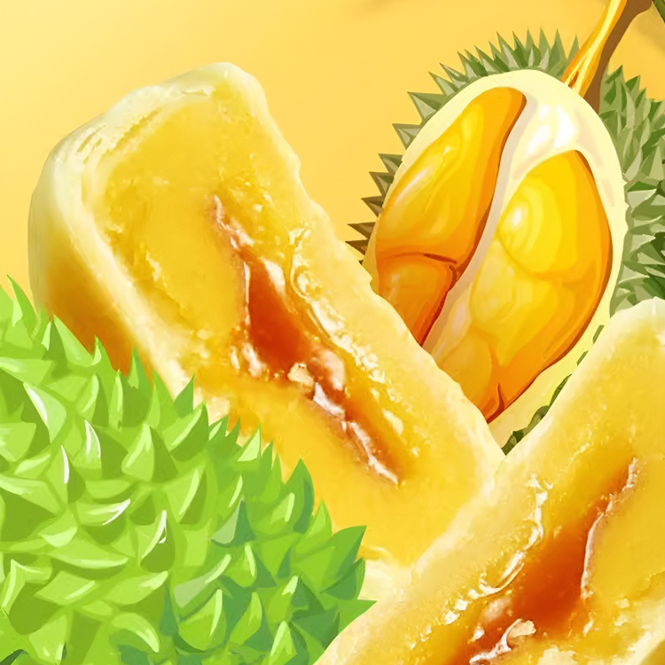 태국 두리안 파이