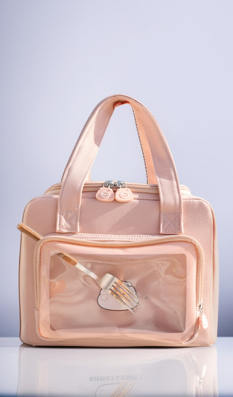 도시락 가방의 견고한 손잡이와 내구성