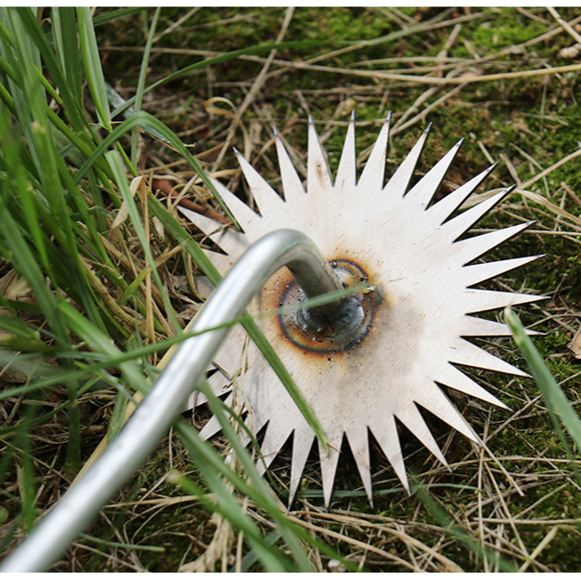 除草工具 マンガン鋼除草機 サンフラワーレーキ 根こそぎ除草・ほぐし用小型ハンドガーデニングツール