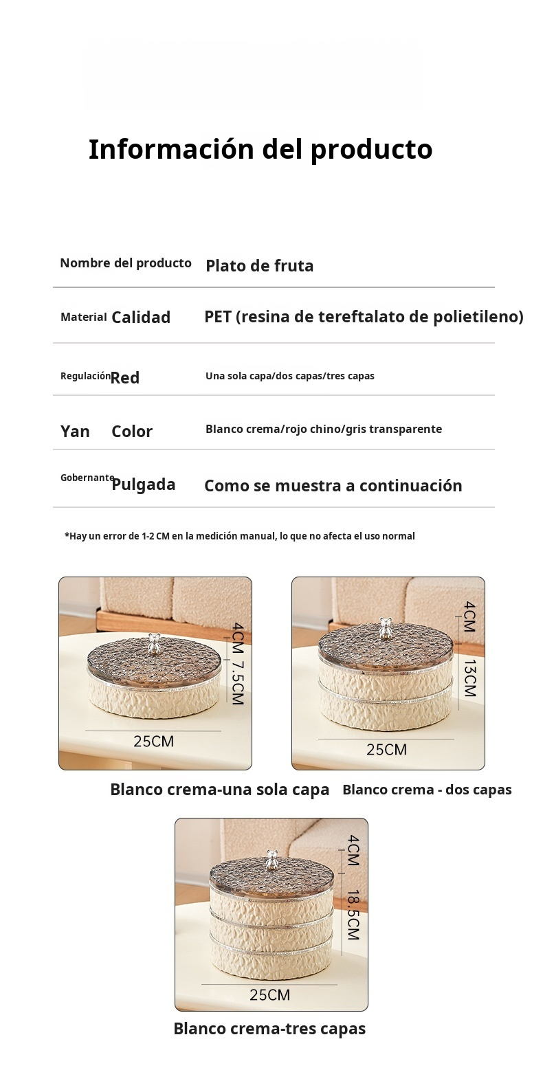 Caja de dulces moderna en mesa de centro