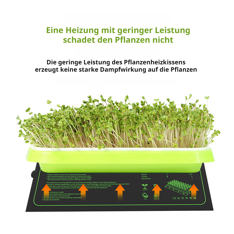 Heizmatten für Pflanzen, wasserdicht, für Saatkörbe, Heizmatten für den Garten