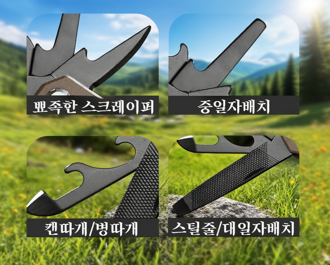등산 및 낚시용 휴대용 멀티툴