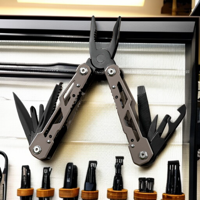 아웃도어 휴대용 접이식 다용도 공구집게 접이식 스테인리스 접이식 휴대용 콤비네이션 비트