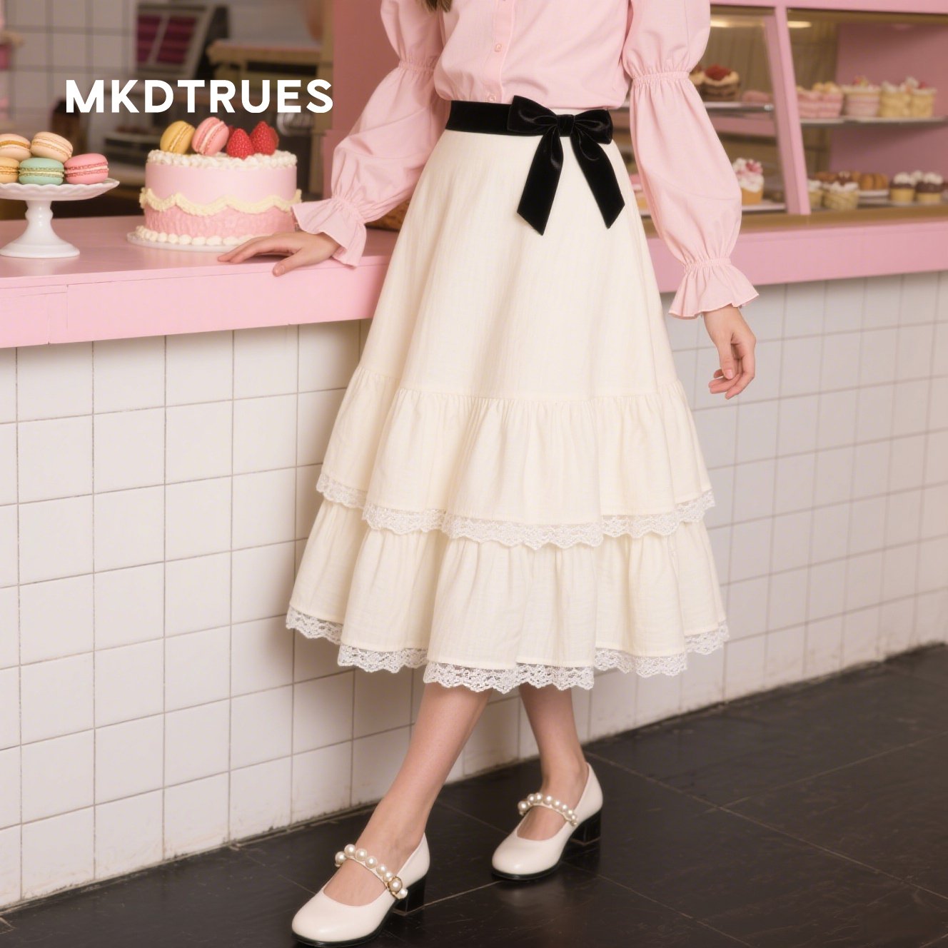 白いロングスカート