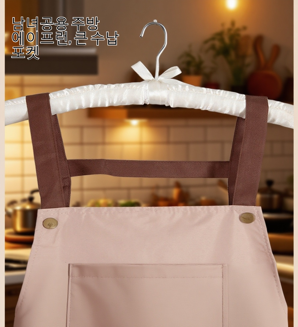 기름으로부터 옷을 보호하는 방유 앞치마