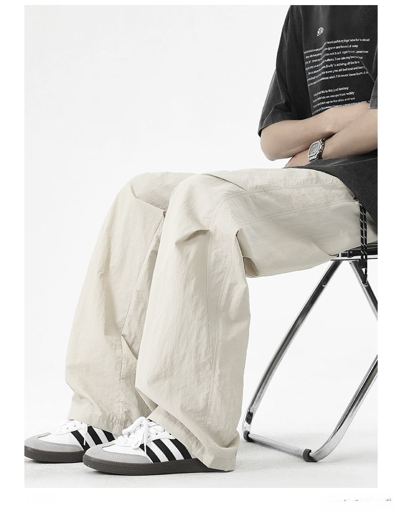 Amerikanische Fallschirmjäger Gerade Geschnittene Locker Sitzende Allround-Workwear-Hose