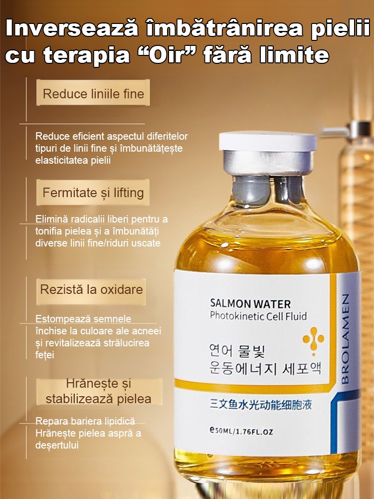 Serum de somon cu apă anti-riduri