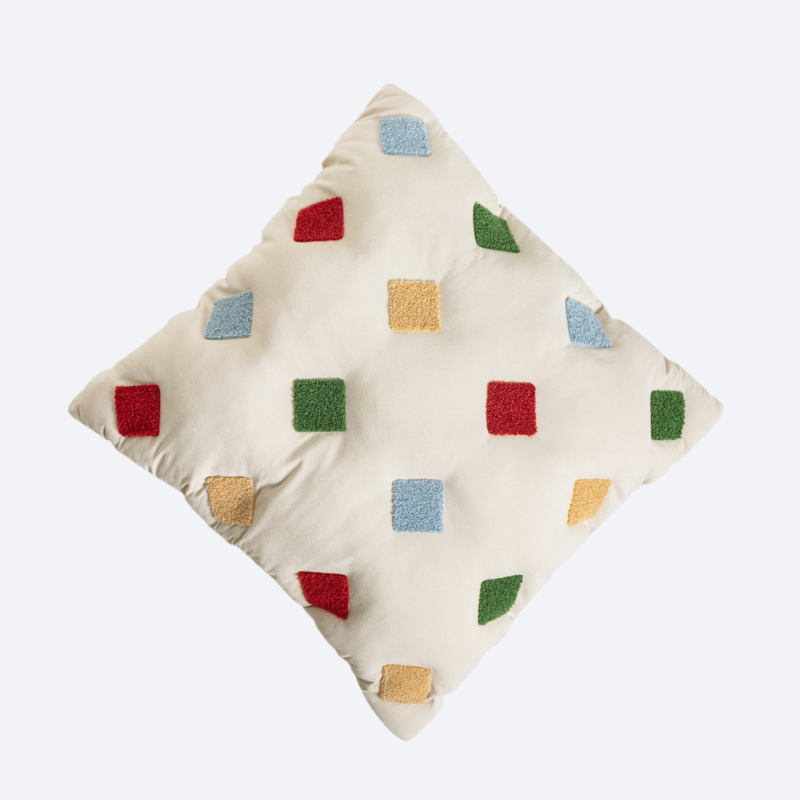 Living room sofa three-dimensional embroidered pillow