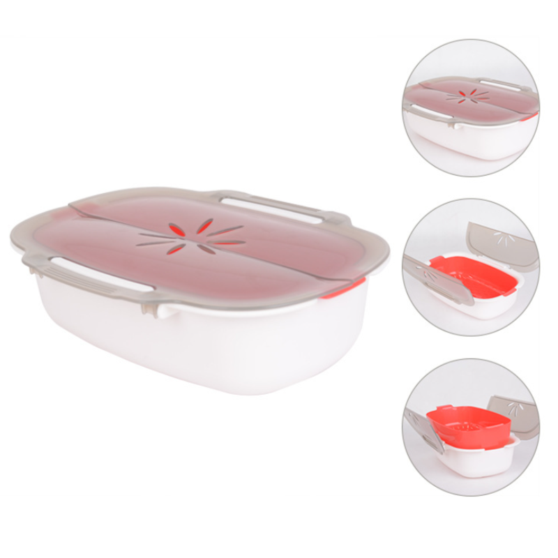 電子レンジ野菜蒸し器電子レンジ魚蒸し器電子レンジ肉蒸し器キッチン蒸し器野菜蒸し器