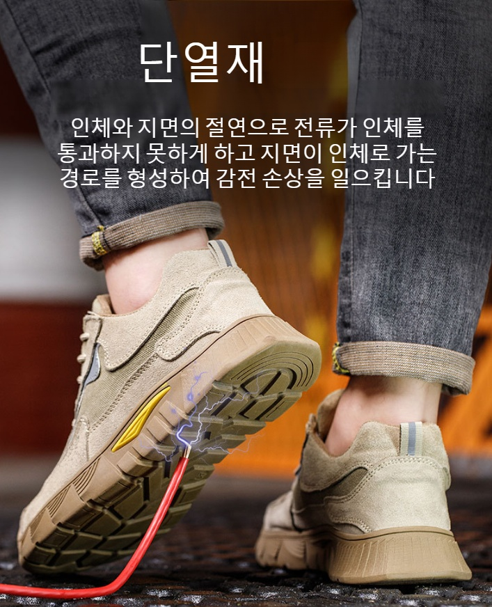 통풍성이 우수한 남성 슬립온 신발 상세 사진