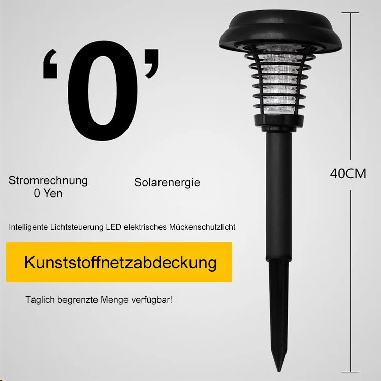 Moskito-Abwehr und Beleuchtung Solar-Gartenleuchte