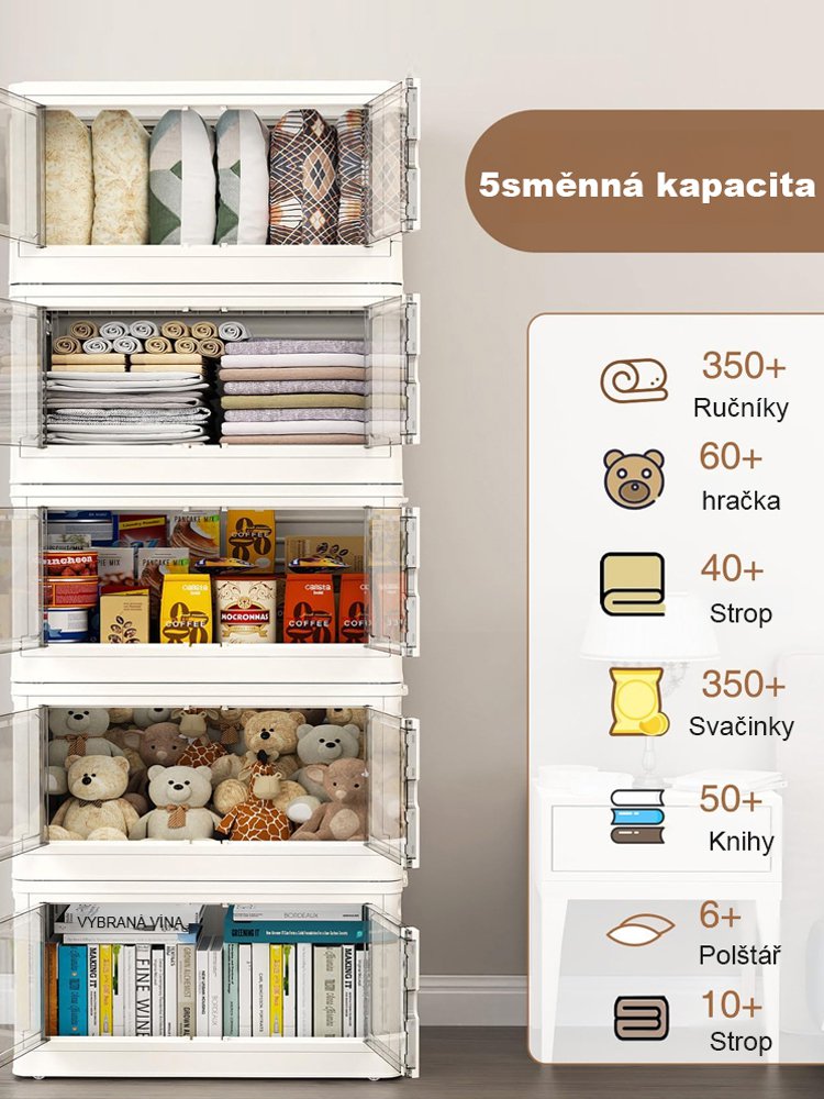 Skládací skříň bez instalace