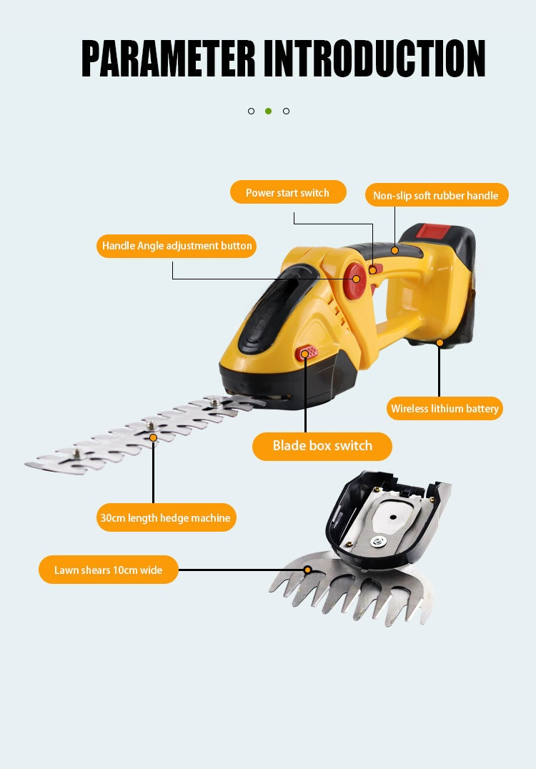 Vielseitige elektrische Schere für Garten und Balkon
