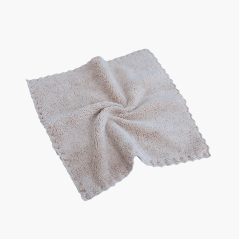 Kitchen coral fleece dishcloth