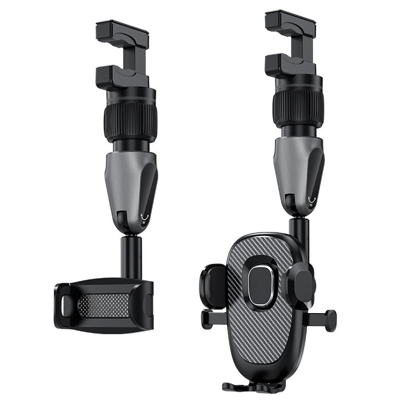 ルームミラー取り付け車載スマホホルダー