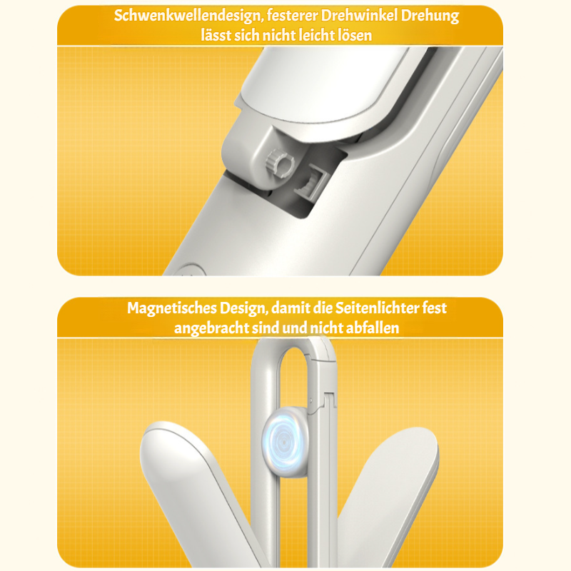 Einfache Bedienung der faltbaren Outdoor-Leuchte