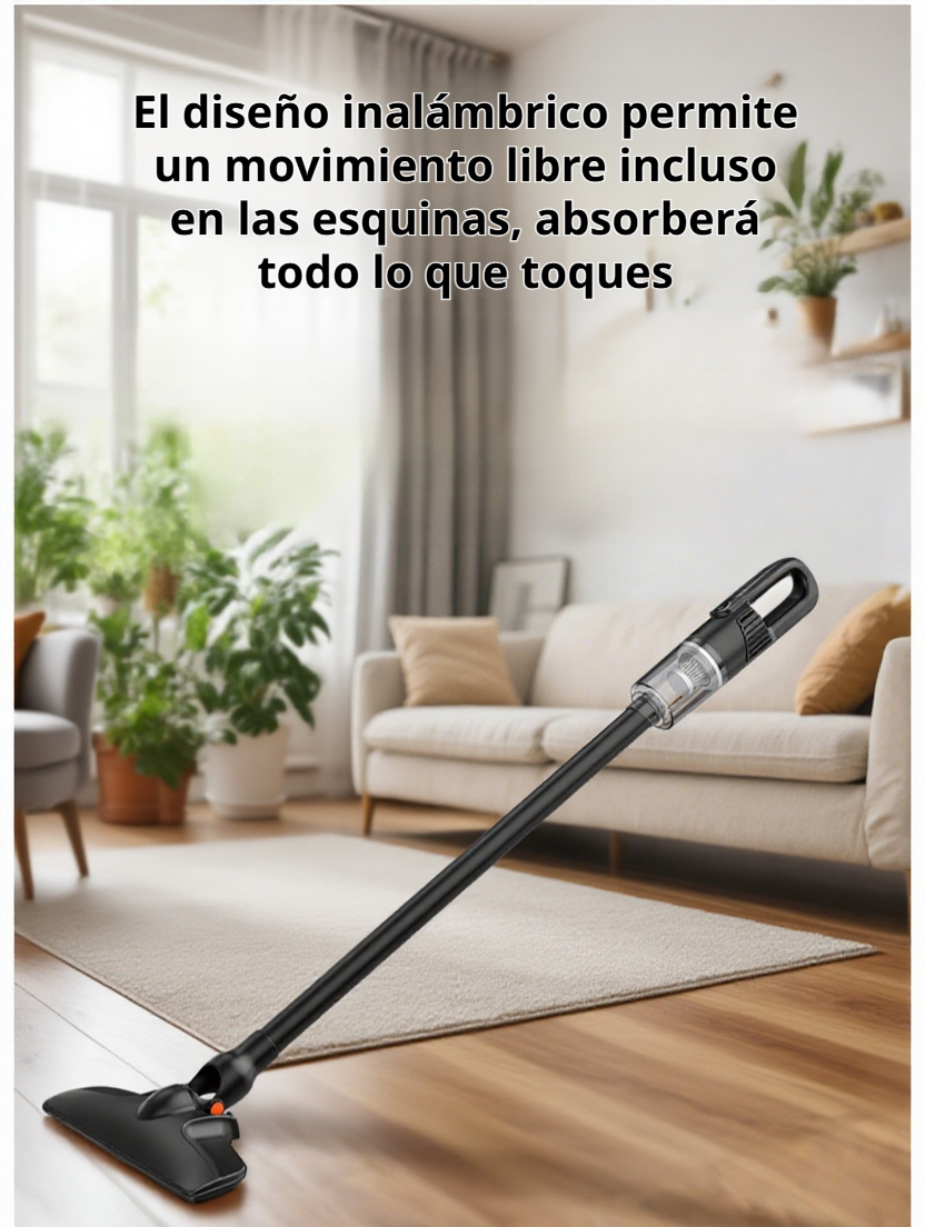 Detalle del filtro HEPA de la aspiradora de alta potencia