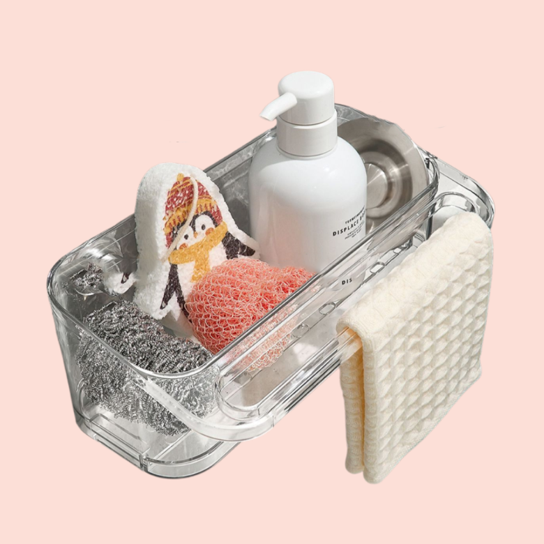 多功能吸盤廚房水槽置物架