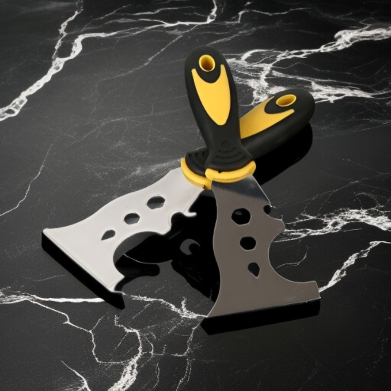 스테인레스 스틸 두꺼운 청소삽 바닥 청소 모습