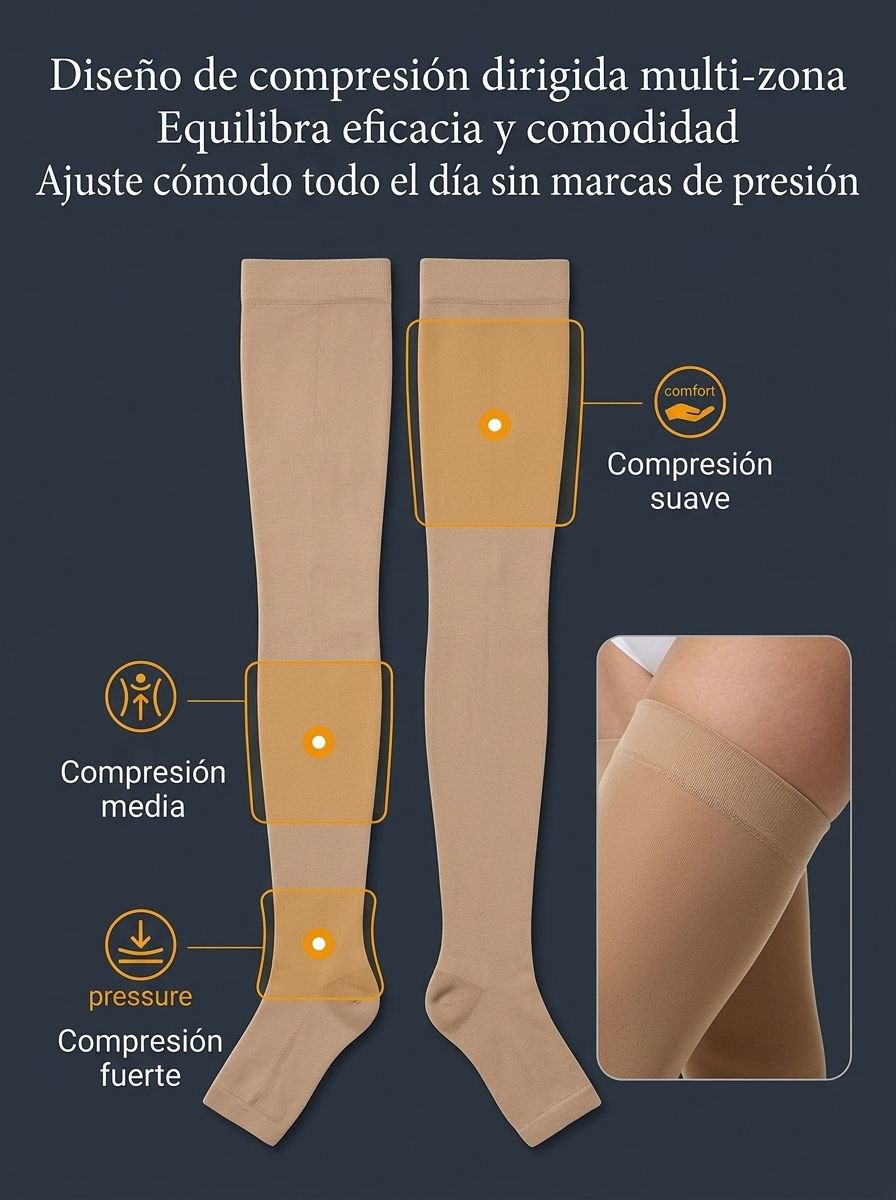 Medias de compresión para muslos