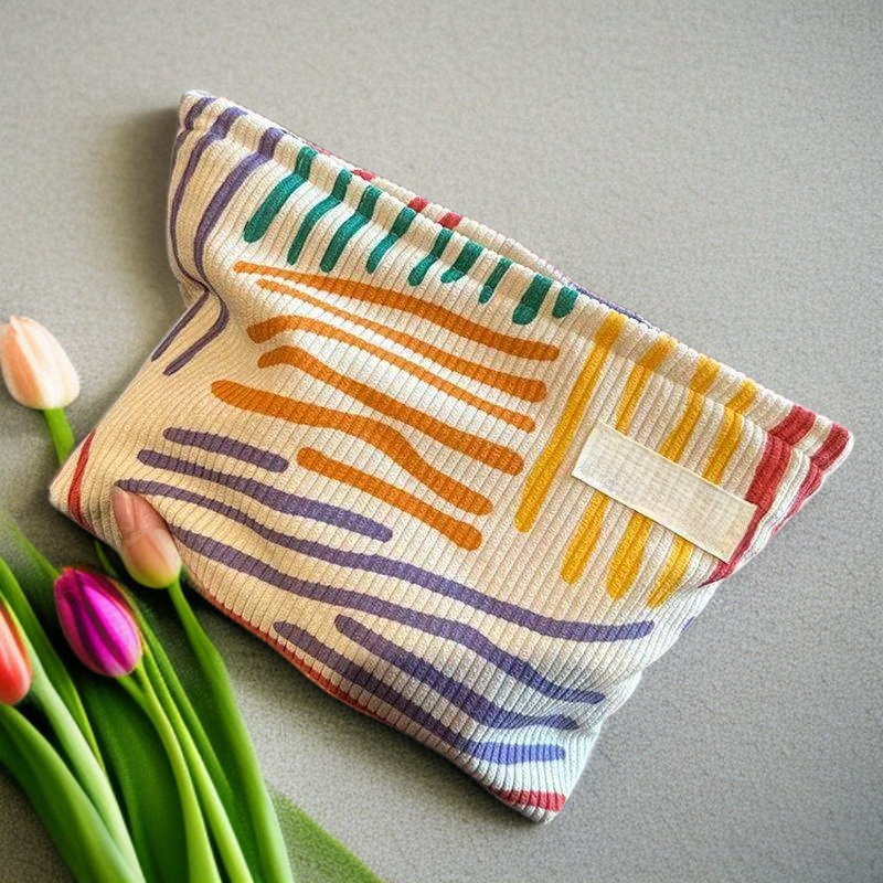 캔버스 화장품 가방