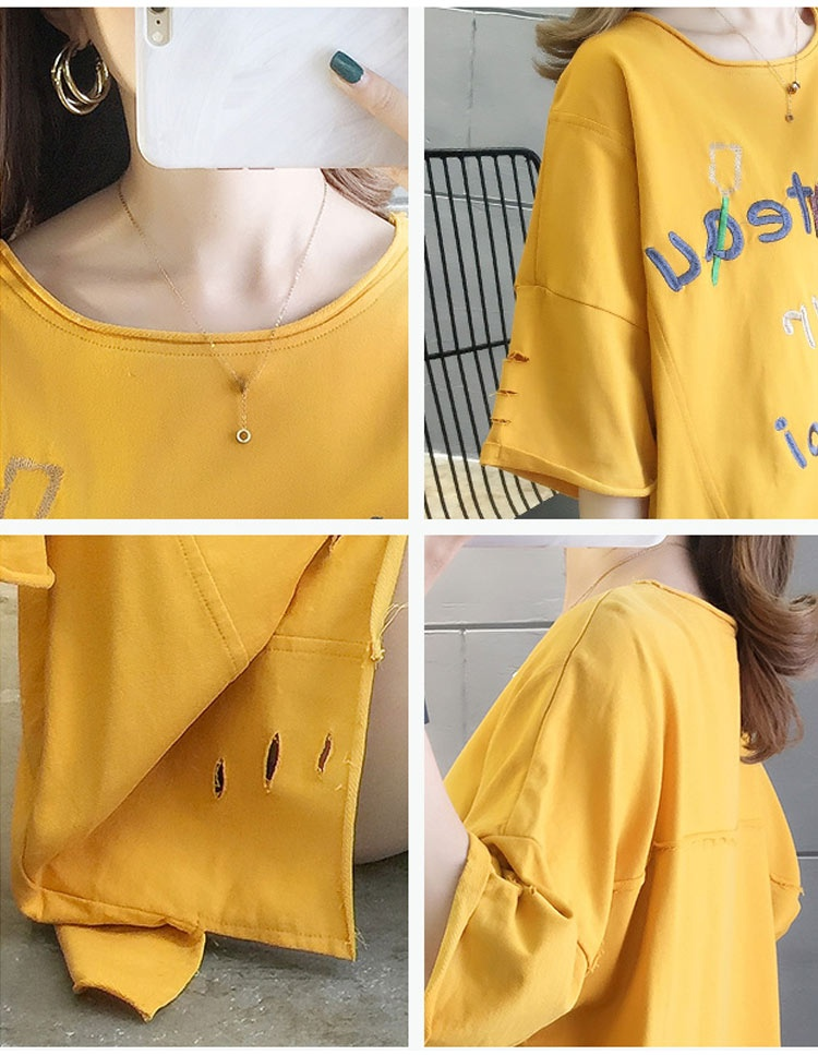 春夏にぴったりなレディースTシャツ着用例