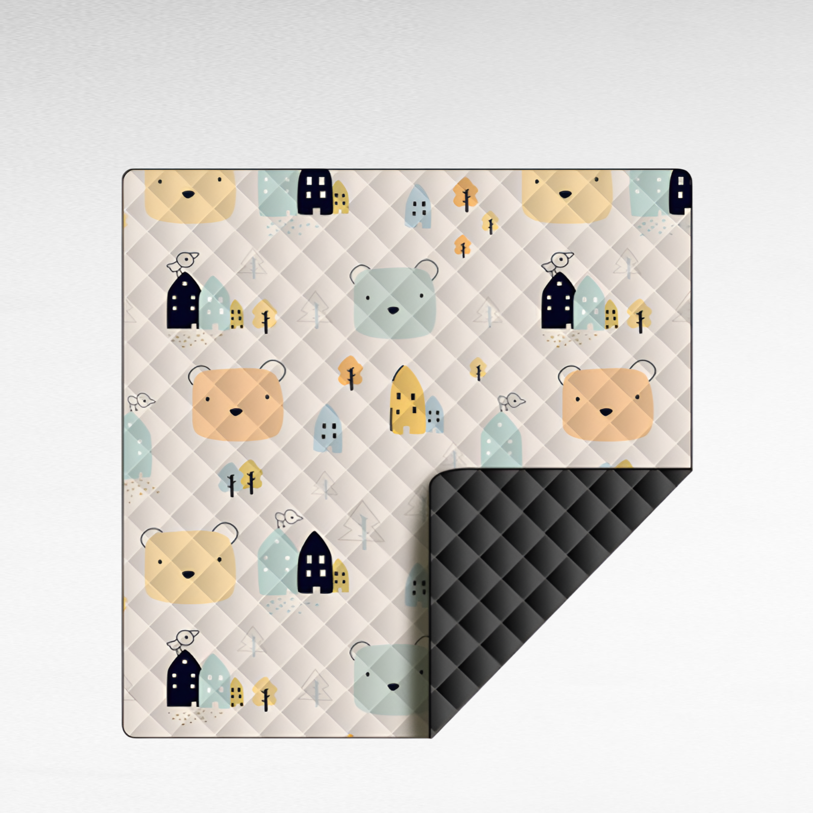 Thickened ultrasonic picnic mat moisture-proof mat beach mat outdoor camping mat camping lawn waterp