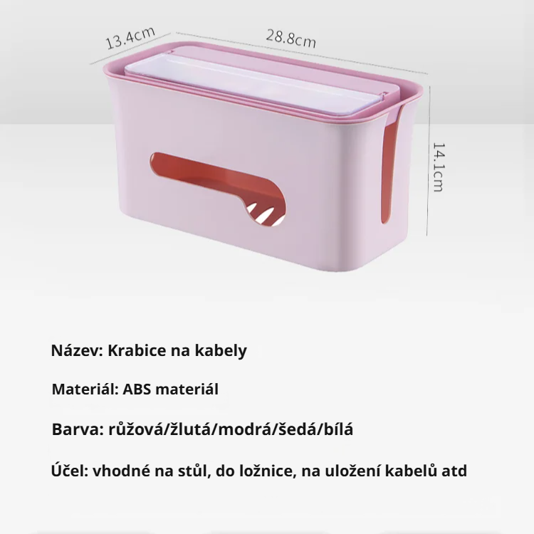 Krabice na uskladnění elektrických zásuvek a kabelů