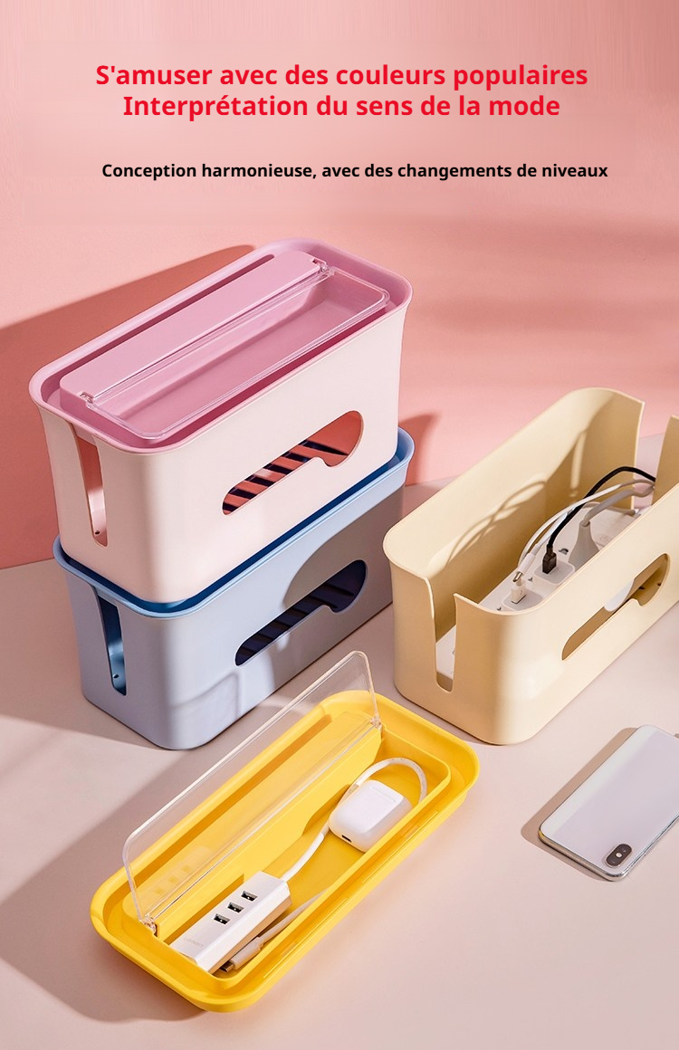 Solution pour éviter l’enchevêtrement des câbles au bureau