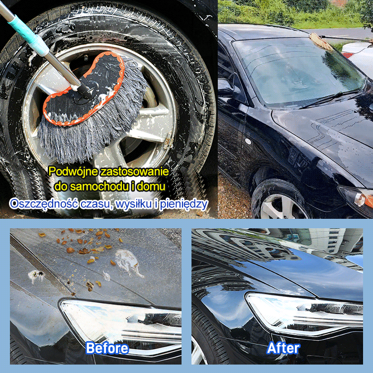 Bezelektryczny zestaw do mycia samochodu