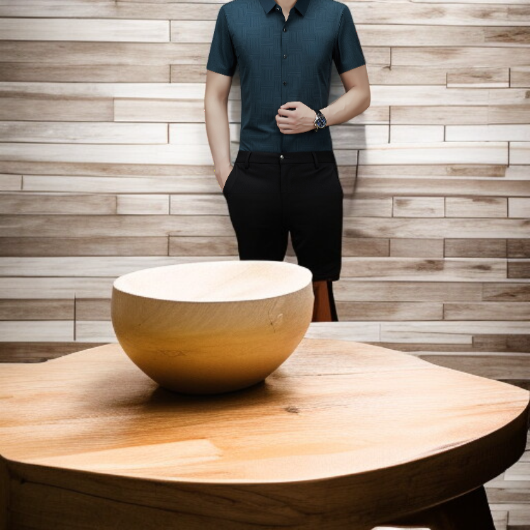 アイスシルクメンズ半袖シャツ