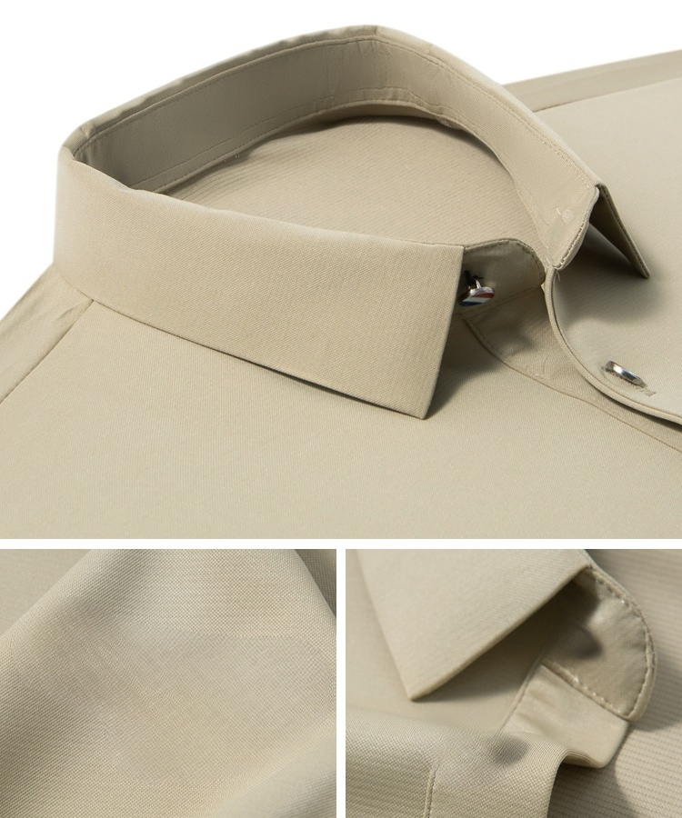 アイスシルク通気性メンズポロシャツ