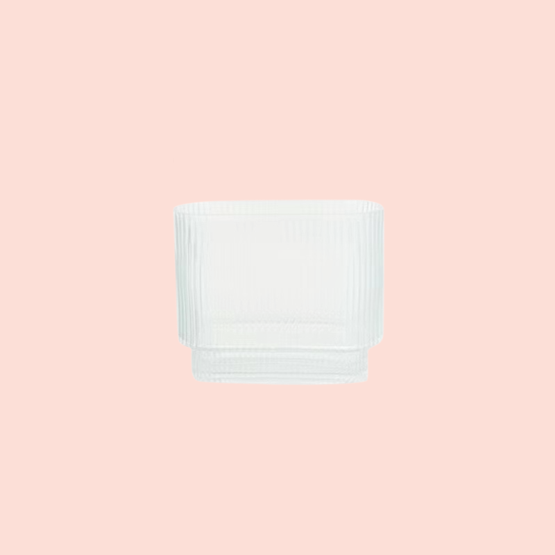 Vertical Torch Glass Vase