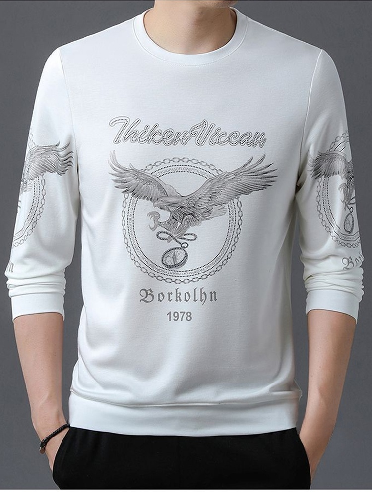 남성용 긴팔 티셔츠 핏과 실루엣