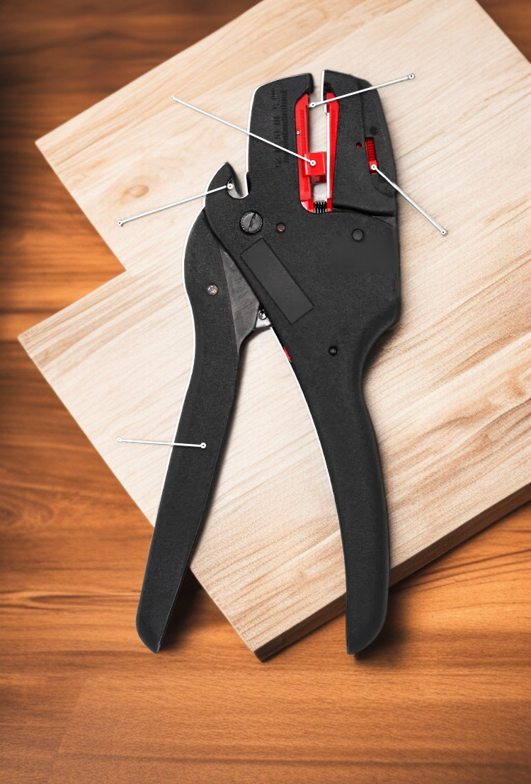 絶縁ワイヤー対応のストリッパーツール