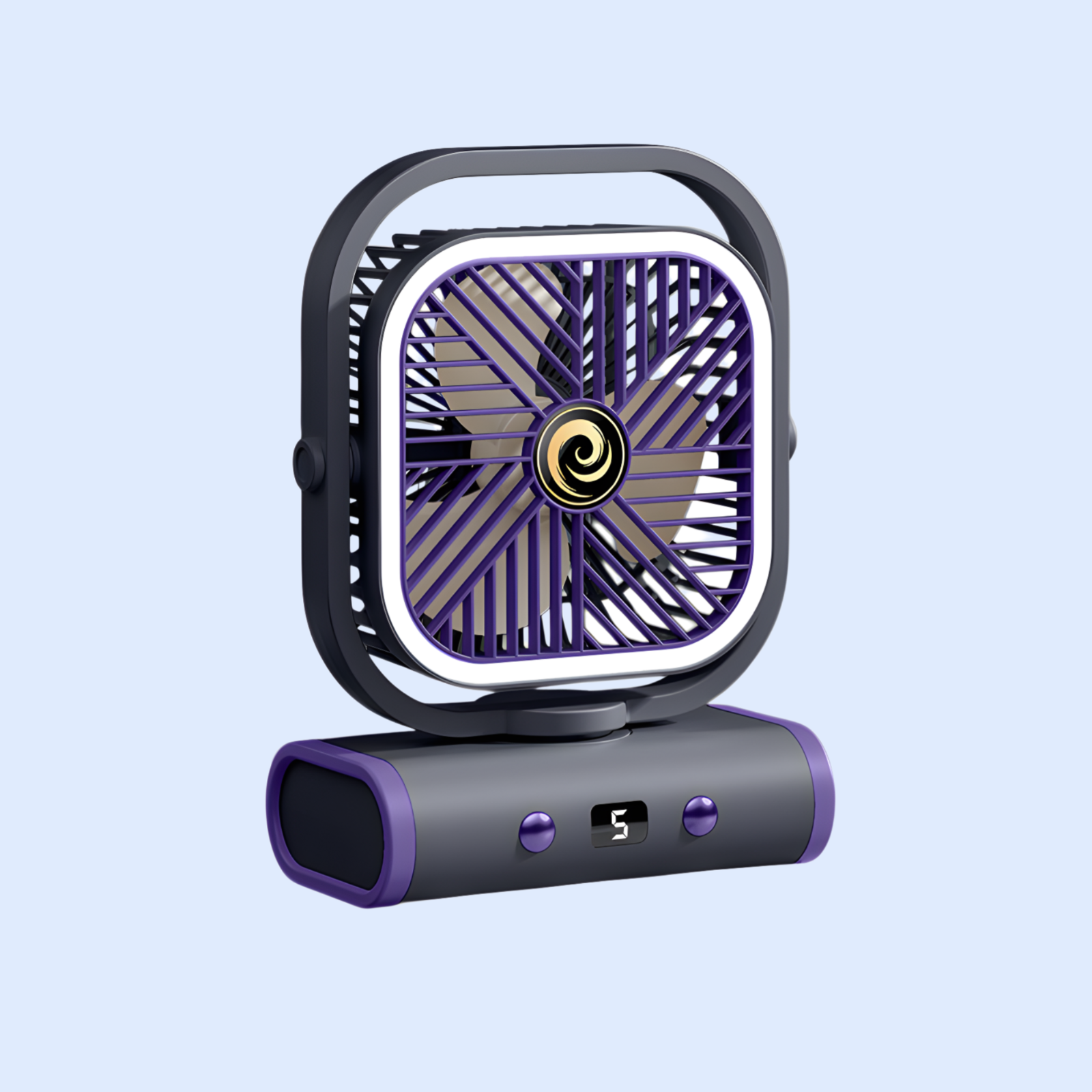 Outdoor camping fan night light