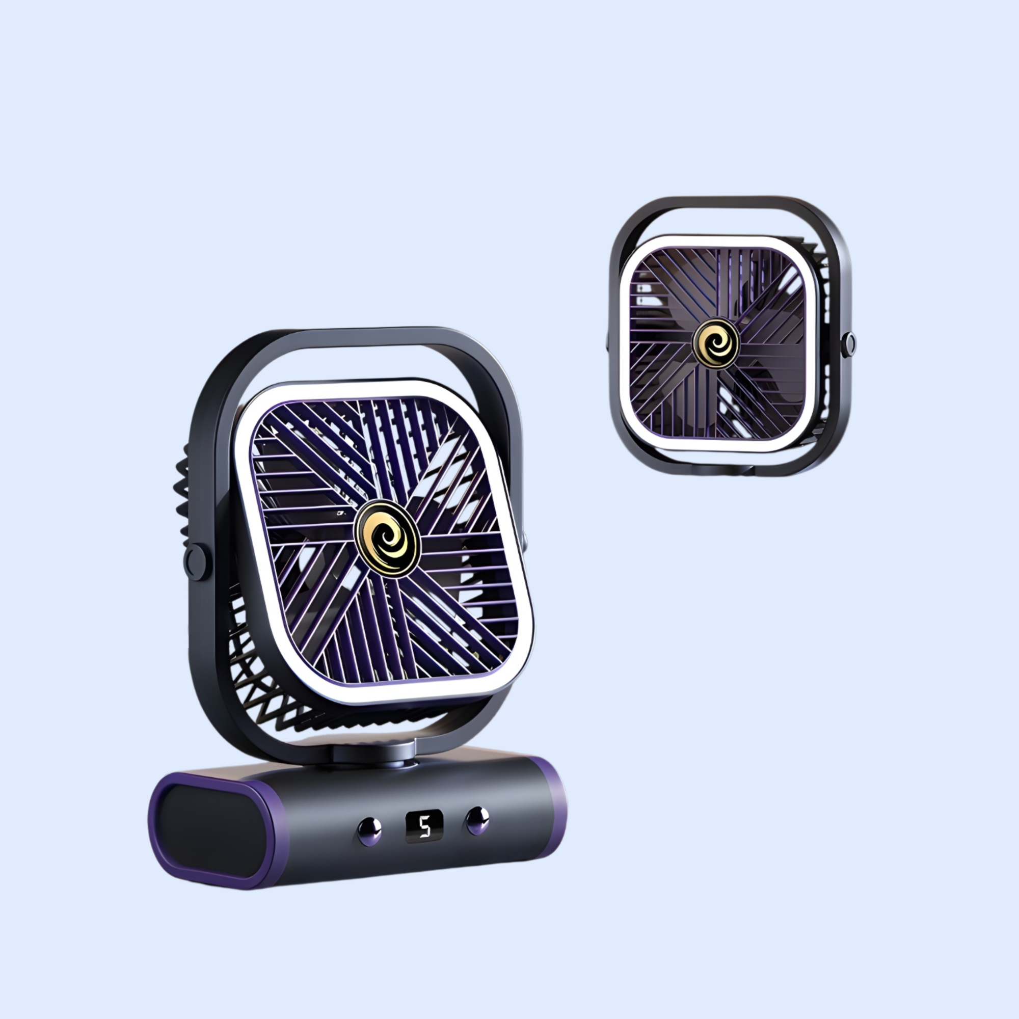 Outdoor camping fan night light