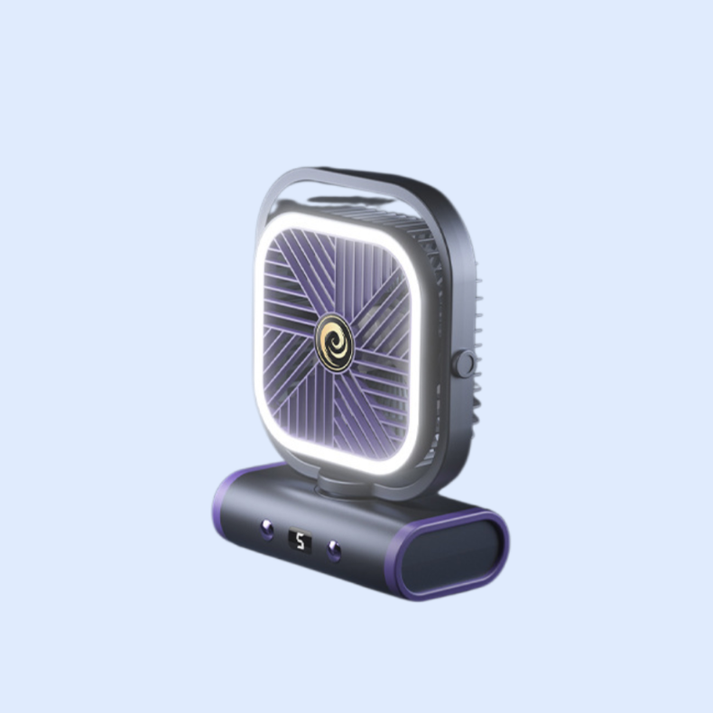 Outdoor camping fan night light