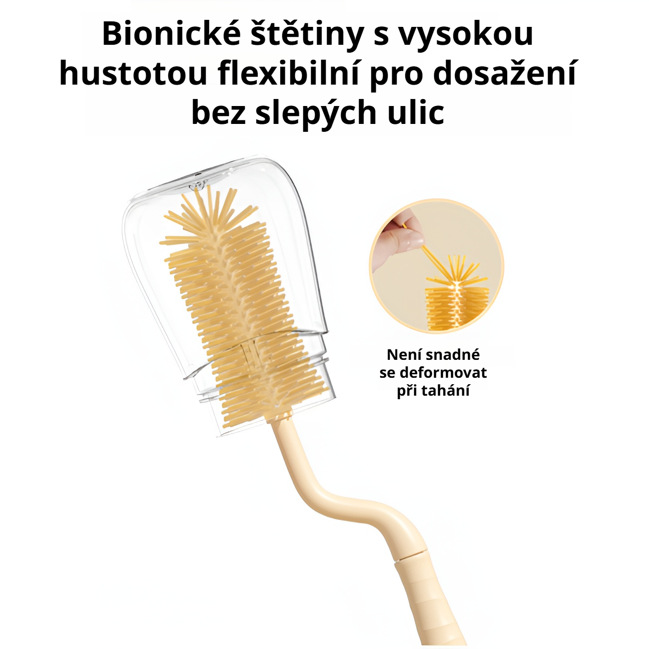 Kartáček na sportovní láhev s nano stříbrem