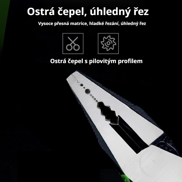 Šetřící práci a odolné štípačky drátu