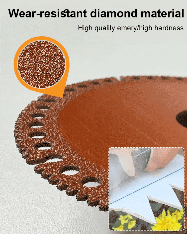 Composite multifunctional cutting disc 3-piece set