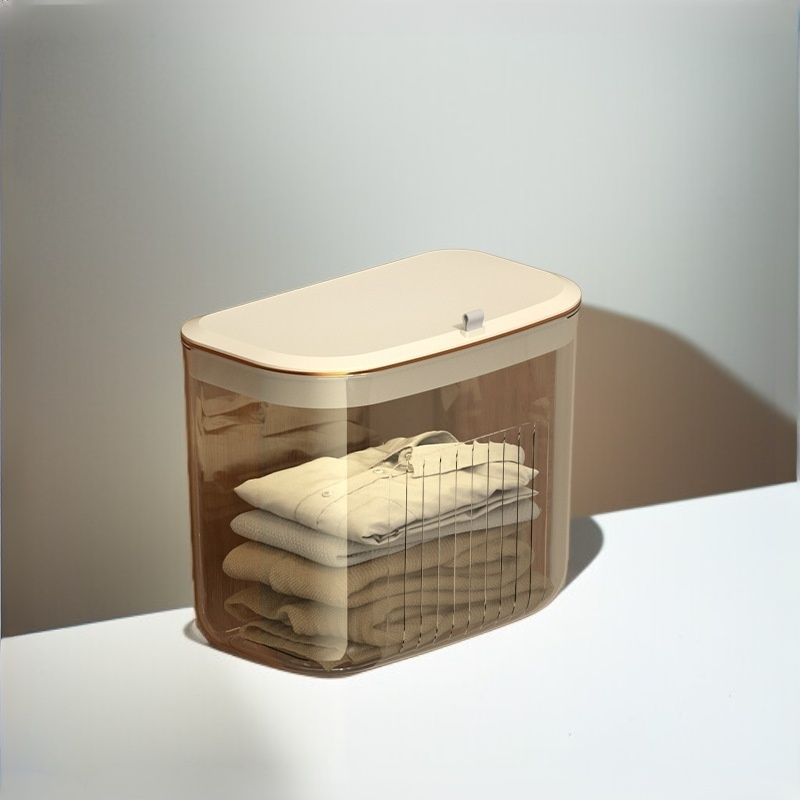 Waterproof wall mounted bathroom dirty clothes basket