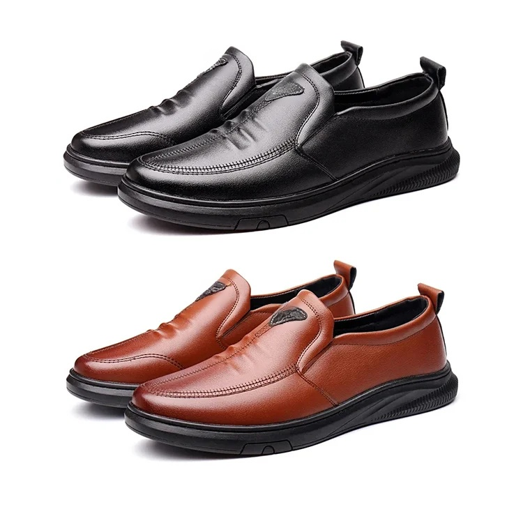 Spring men's soft sole versatile casual leather shoes