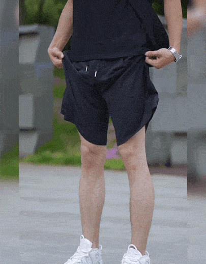 [1+1] 접촉 냉감 통기 남성 반바지
