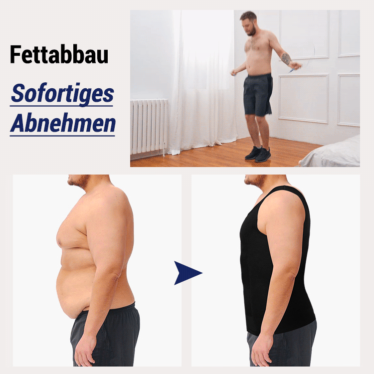 Herren Bauchweg Mieder Tanktop