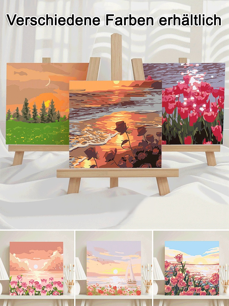 Digitales Ölgemälde, handgemachtes dekoratives Gemälde zum Selbermachen