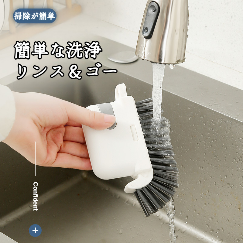 取り外し可能な窓・ドア用入り江ブラシ 家庭用入り江ブラシ デッドコーナーと隙間の掃除 窓用入り江ブラシ