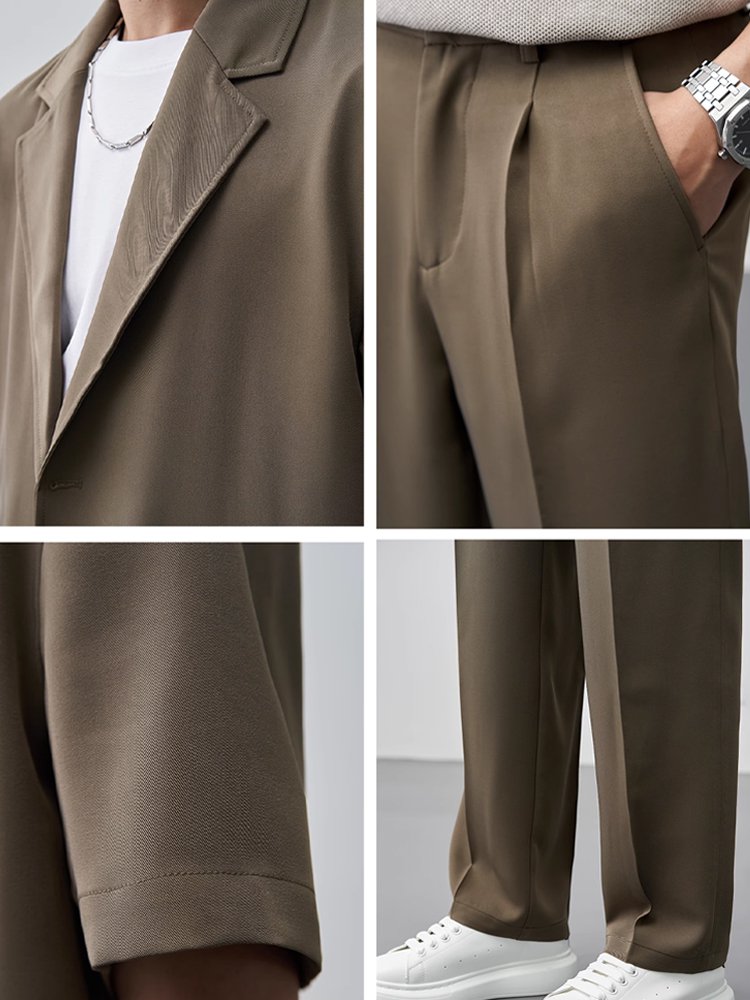 【快適＆スタイリッシュ】メンズクールアイスシルクスーツ